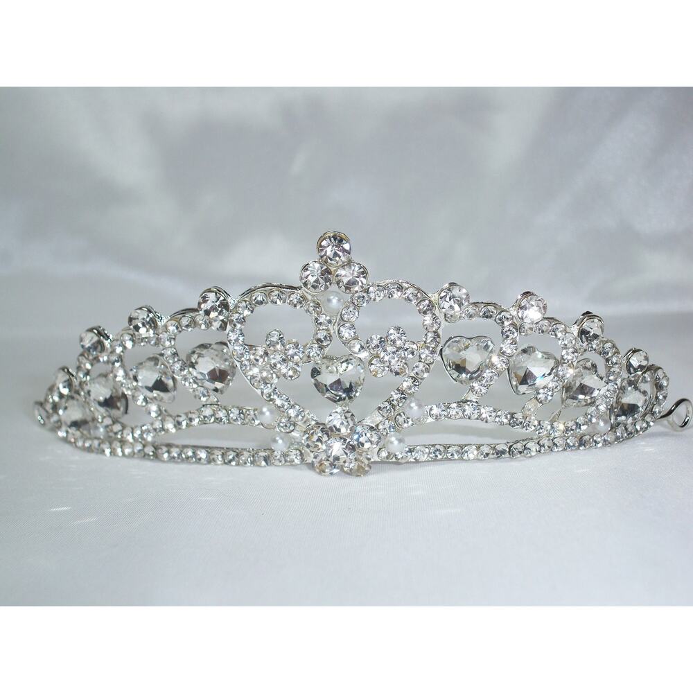 Rhinestone bridal birthday party prom Quenceanera wedding princess tiara crown